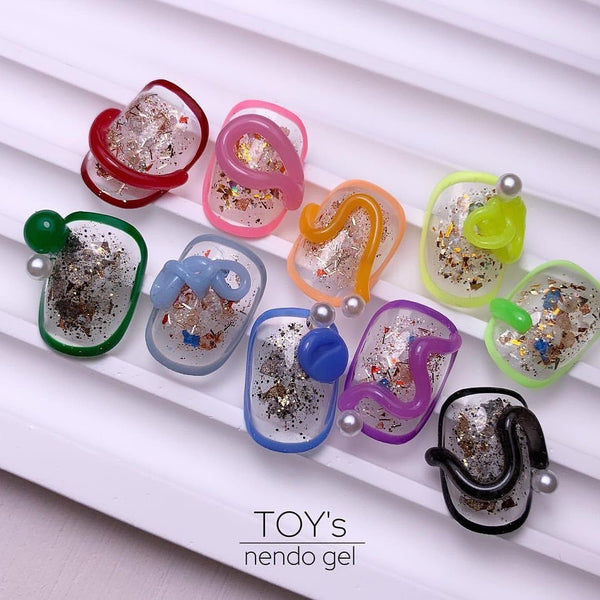 TOY's × INITY Pink rose Window TOY's × INITY Pink rose Window Nendo Gel 10 Color Set – TAT