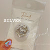 D.Nail Foil Flake Silver