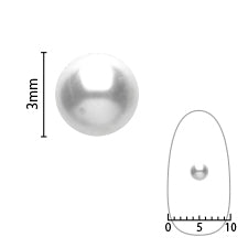 Shareydva Ball Pearl 3mm 50p