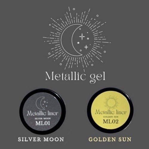 Miss Mirage Metallic Liner ML01 Silver Moon