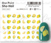 Sha-Nail Nail Stickers One Point Lemon OPS-031