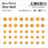 Sha-Nail Nail Stickers One Point Orange OPS-035