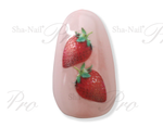 Sha-Nail Nail Stickers One Point Strawberry OPS-037