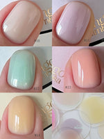 Ringo & Mimosa  Maru Milky Glass 20 Color Set + Free Nuance Halo Gel