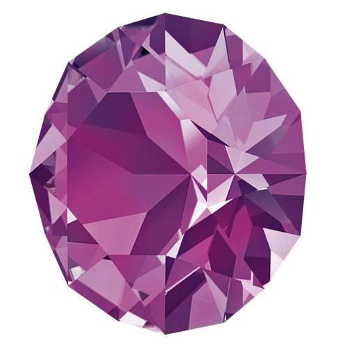 Swarovski 3D Round Crystal #1088 204 Amethyst