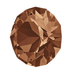 Swarovski 3D Round Crystal #1088 220 Smoked Topaz