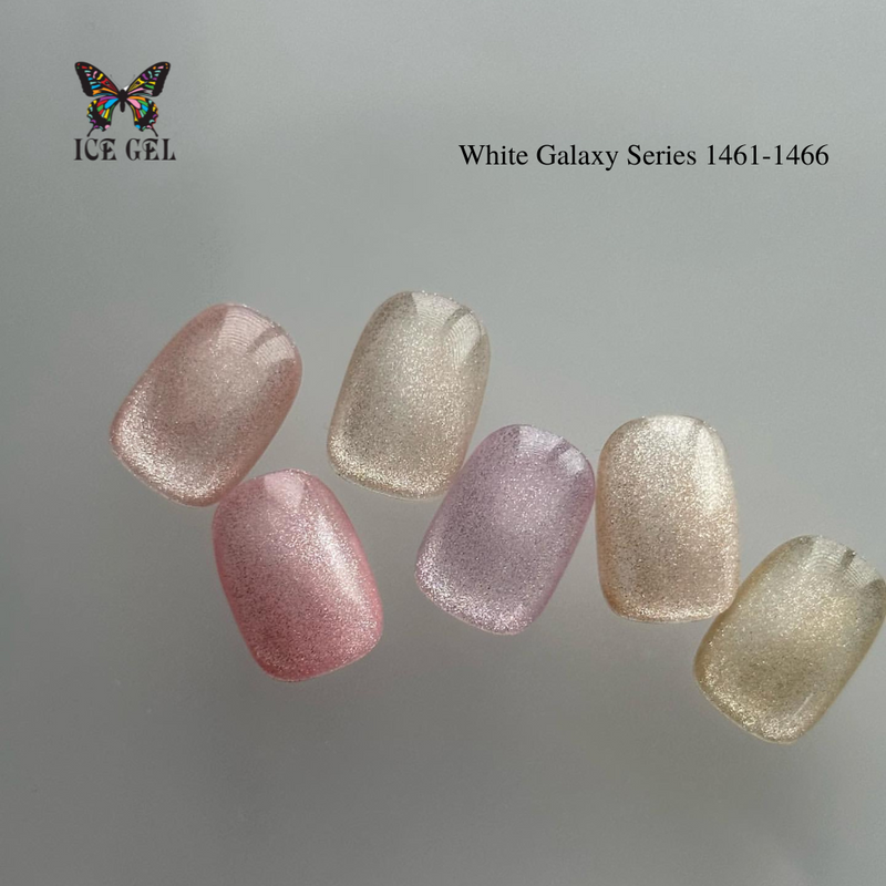 Icegel White Galaxy Magnet Gel 1461 Swan [Bottle 9ml]