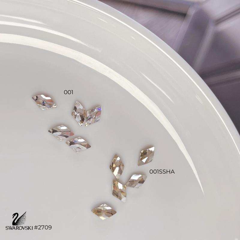 Swarovski Crystal #2709 001SSHA 10x6mm 2pcs