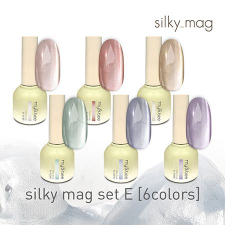 My&bee Silky Mag  SI-023～028 6 Color Set E