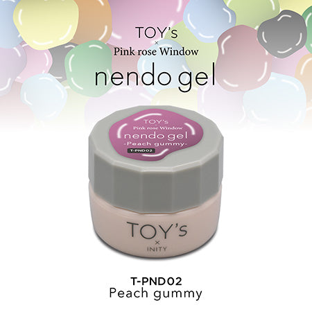 TOY's × INITY Pink rose Window TOY's × INITY Pink rose Window Nendo Gel Peach Gummy T-PND02