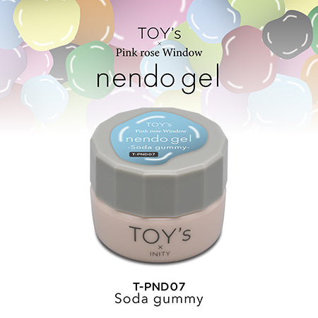 TOY's × INITY Pink rose Window Nendo Gel Soda Gummy T-PND07 8g