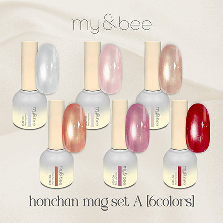 My&bee Honchan Mag 【Set A】6 Colors