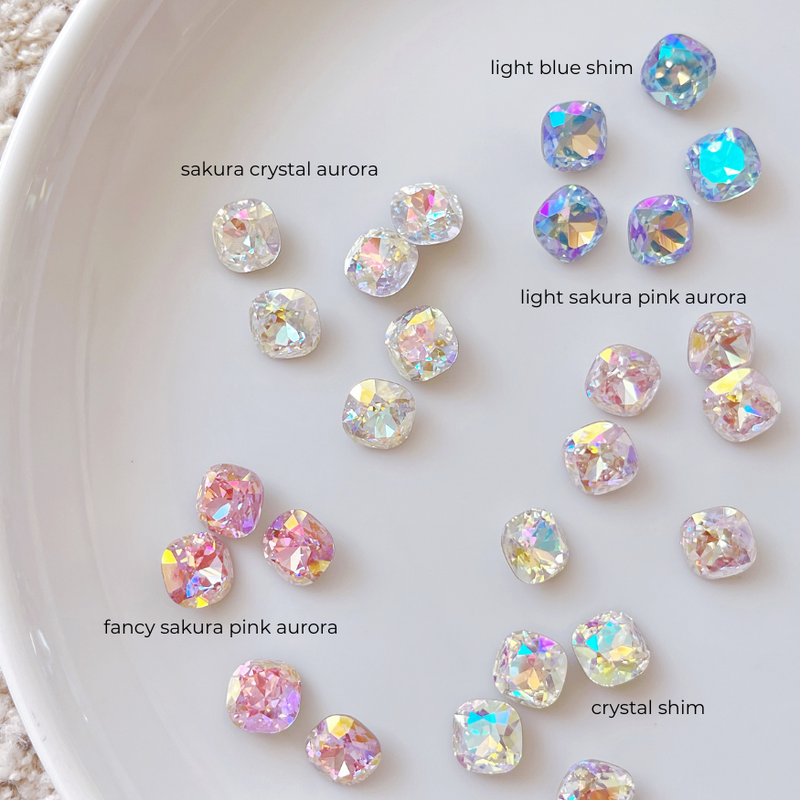 3D Crystal Cushion 10x10mm 2pcs