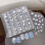 3D Ocean Theme Silicone Nail Mold