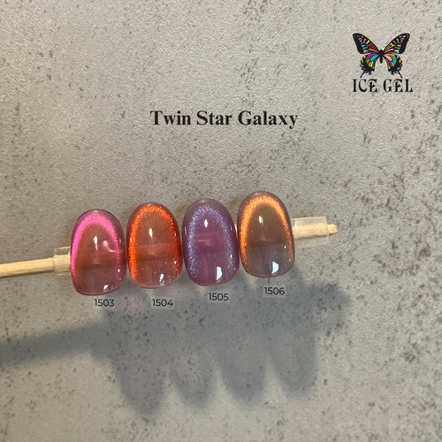 Icegel Twin Star Galaxy Magnet Gel 1503-1506 [Bottle 9ml]
