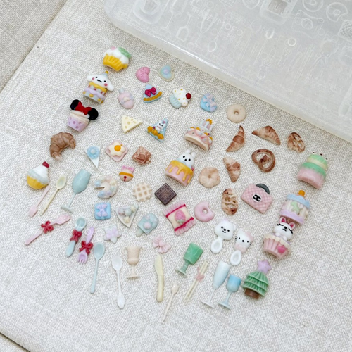 3D Dessert Silicone Nail Mold