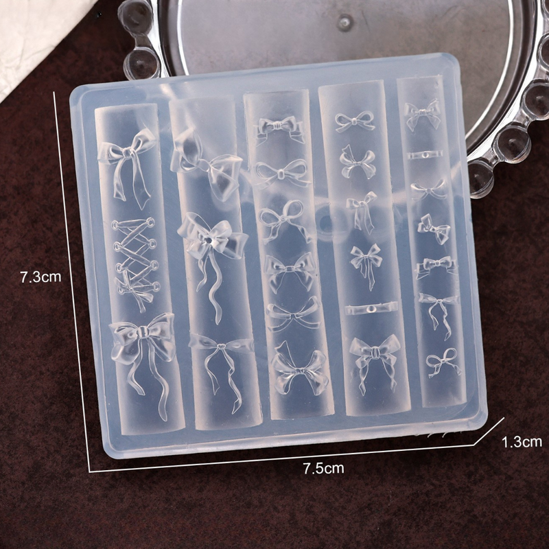 3D Ribbon Silicone Nail Mold