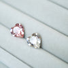 Swarovski 3D Crystal #4884 223 Light Rose 8.8x8mm