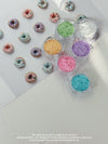 Macaron Matte Rounds – 6 Color Nail Glitter Set