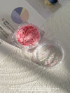Pink Matte Star - Mixed Size Nail Confetti
