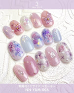 Tsumekira Nail Stickers NN-YMI-006 Ajisai Flower