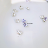 3D Crystal Butterfly 5mm 5pcs