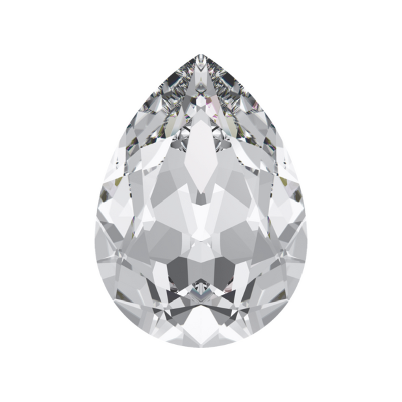 Swarovski 3D Crystal #4320 001 Crystal 8x6mm
