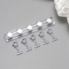 Plastic Nail Tip Stand Set 5pcs Clear