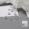 Plastic Nail Tip Stand Set 5pcs Clear