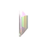 Swarovski Crystal #2772 001AB 6.5x2.1mm 6pcs