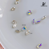 Swarovski Crystal #4707 001 8x4.9mm 3pcs