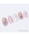 Tsumekira Nail Stickers NN-YMI-006 Ajisai Flower