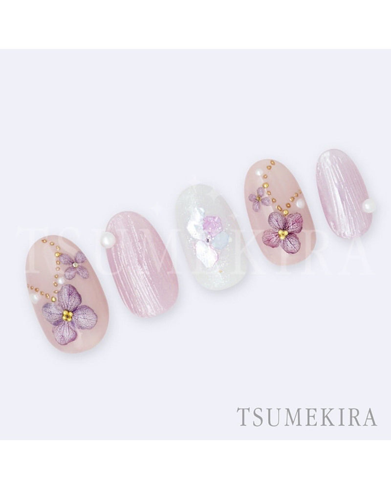 Tsumekira Nail Stickers NN-YMI-006 Ajisai Flower