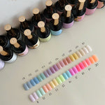 Ringo & Mimosa  Maru Milky Glass 20 Color Set + Free Nuance Halo Gel