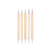 Wooden Nail Dotting Tool Set (5 pcs)