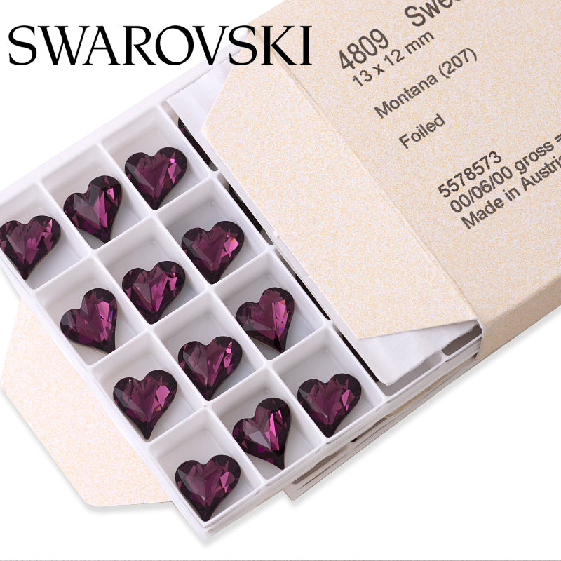 Swarovski Crystal #4809 204 Amethyst 13x12mm 1pc