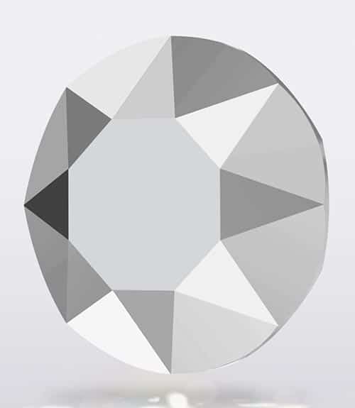 Swarovski 3D Round Crystal #1088 001LTCH Light Chrome