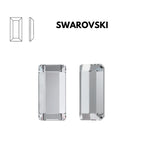 Swarovski Crystal #2510 001 3.7x1.9mm 8pcs