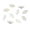 Swarovski Crystal #4228 234 White Opal 4x2mm 5pcs