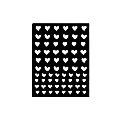 Nail Stencils/Stickers Hearts
