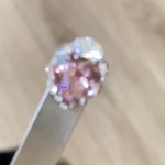 Swarovski 3D Crystal #4884 223 Light Rose 8.8x8mm