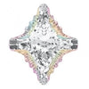 Swarovski Crystal #4927 001AB 14x10mm 1pc