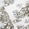 Swarovski 3D Crystal #4320 001 Crystal 8x6mm