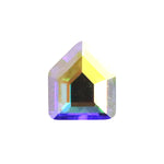 Swarovski Crystal Crystal AB#2775 Concise Pentagon  6.7 x 5.6 mm 4P