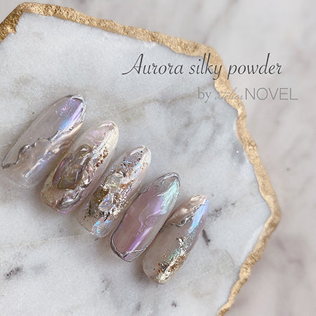 Novel Aurora silky powder - Silky Violet