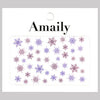 Amaily Nail Stickers No. 3-34 Snowflake 2