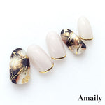 Amaily Nail Stickers No. 2-18 Letter (G)