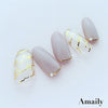 Amaily Nail Stickers No. 2-18 Letter (G)