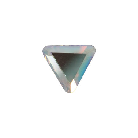 Preciosa Flatback MC Triangle Crystal AB 6mm x 6mm 6Pcs