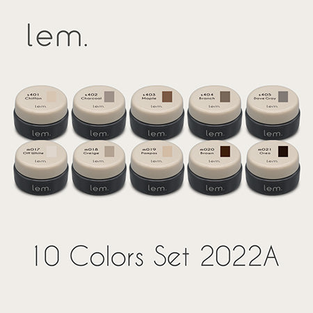 Lem Color Gel 10 Basic Colors Set